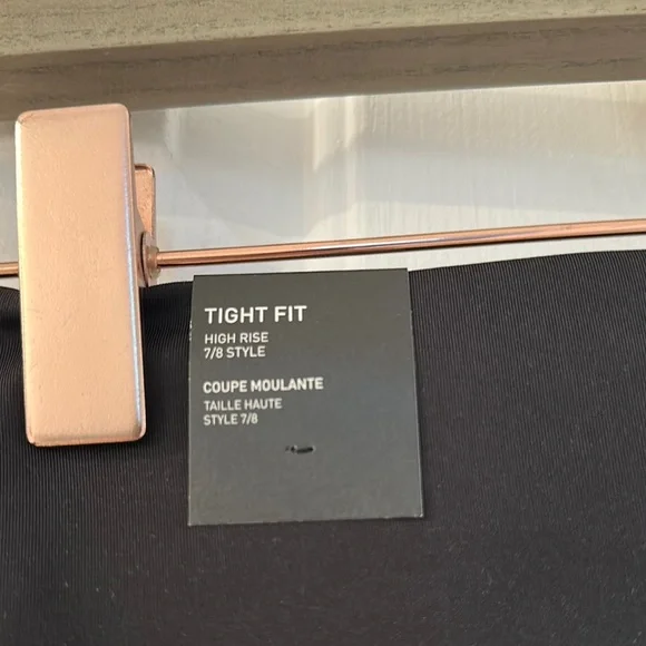 NWT Adidas Black Leggings with Gray Stripes - Picture 13 of 14